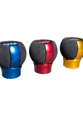 Rexpeed Black Suede Aluminum Red Shift Knob Toyota GR-86 | Subaru BRZ 2022+                                     - FR184R - Image 2
