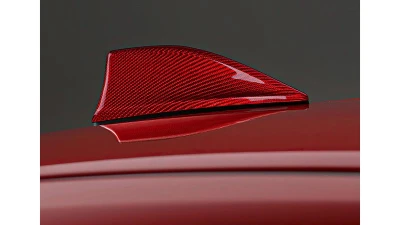 Rexpeed Red Dry Carbon Antenna Cover Toyota GR-86 | Subaru BRZ 2022+                                     - FR93R - Image 2