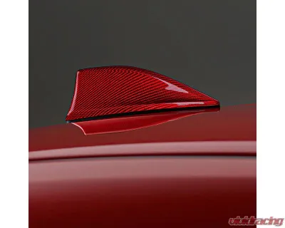 Rexpeed Red Dry Carbon Antenna Cover Toyota GR-86 | Subaru BRZ 2022+ - FR93R