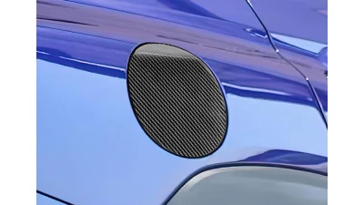 Rexpeed Black Dry Carbon Fuel Cap Cover Subaru WRX 2022+                                     - G153 - Image 2
