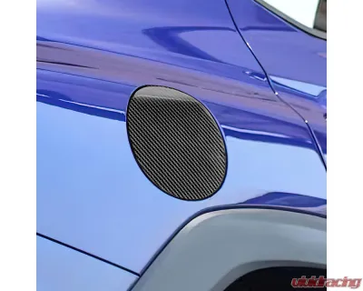 Rexpeed Black Dry Carbon Fuel Cap Cover Subaru WRX 2022+ - G153