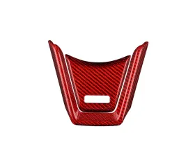 Rexpeed Red Dry Carbon Steering Wheel Cover Subaru WRX V2 AT | MT 2022+