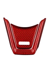 Rexpeed Red Dry Carbon Steering Wheel Cover Subaru WRX V2 AT | MT 2022+                                     - G160R - Image 4