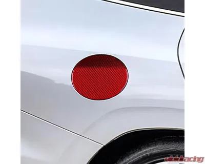 Rexpeed Red Dry Carbon Fuel Cap Cover Subaru VA WRX | STI 2015-2021 - G21R