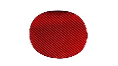 Rexpeed Red Dry Carbon Fuel Cap Cover Subaru VA WRX | STI 2015-2021                                     - G21R - Image 2