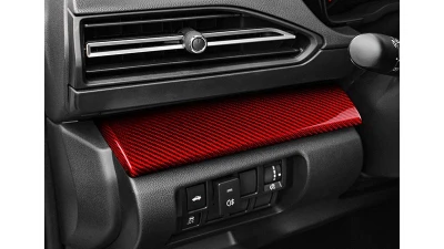 Rexpeed Red Dry Carbon Fiber Dash Trim Covers Subaru WRX VB LHD 2022+                                     - G83R - Image 2