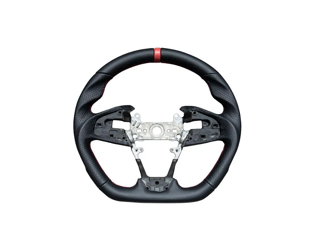 Rexpeed Black Leather Steering Wheel Honda Civic 10th US Spec - H09