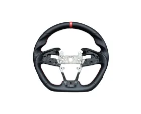 Rexpeed Black Leather Steering Wheel Honda Civic 10th US Spec