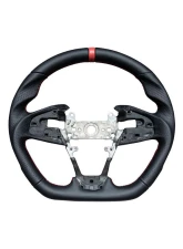 Rexpeed Black Leather Steering Wheel Honda Civic 10th US Spec                                     - H09 - Image 2