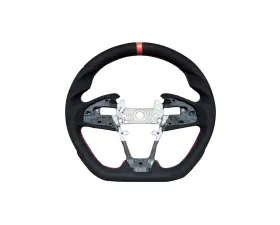 Rexpeed Black Suede Steering Wheel Honda Civic 10th US Spec