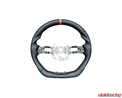 Rexpeed Black Leather Steering Wheel Honda Civic 11th US Spec - H13
