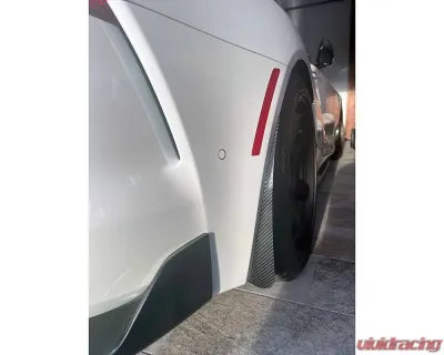 Rexpeed 4-Piece Gloss Dry Carbon Rock Guards Toyota Supra GR 2020+ - TS133