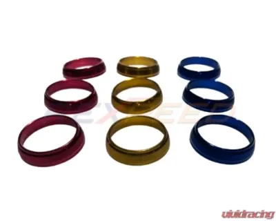 Rexpeed Alloy Center Control AC Ring Knob Cover Red Toyota GR86 | Subaru BRZ 2022+ - FR75A