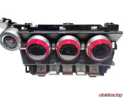 Rexpeed Alloy Center Control AC Ring Knob Cover Red Toyota GR86 | Subaru BRZ 2022+ - FR75A