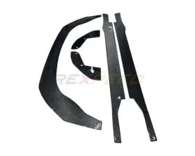 Rexpeed V2 Carbon Fiber Splitter w/ Side Skirts & Rear Side Spats Toyota GR86 | Subaru BRZ 2022+