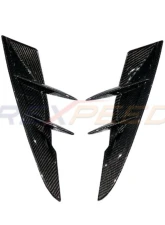Rexpeed Dry Carbon Front Canards Toyota Supra GR A90 2020-2024                                     - TS102 - Image 2