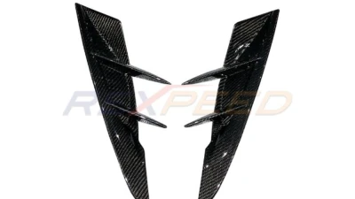 Rexpeed Dry Carbon Front Canards Toyota Supra GR A90 2020-2024                                     - TS102 - Image 2