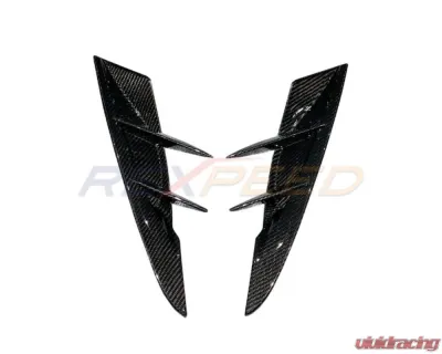 Rexpeed Dry Carbon Front Canards Toyota Supra GR A90 2020-2024 - TS102