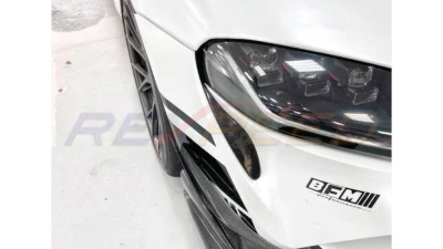 Rexpeed Dry Carbon Front Side Water Drop Garnish Covers Toyota Supra GR A90 2020-2024                                     - TS129 - Image 3