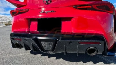 Rexpeed V3 Carbon Fiber Rear Diffuser Gloss Toyota Supra 2020-2024                                     - TS26 - Image 3