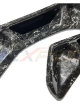 Rexpeed Forged Carbon Seat Delete Insert Cover Set Gloss Toyota Supra A90 2020-2024                                     - TS46FC - Image 2