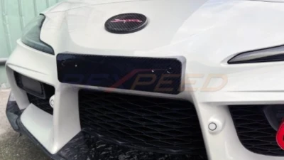 Rexpeed Dry Carbon License Plate Bracket Gloss Toyota Supra GR A90 2020-2024                                     - TS66 - Image 3
