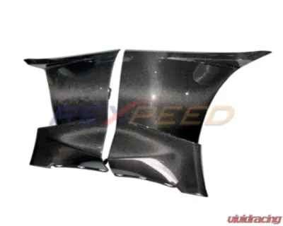 Rexpeed V6 Forged Carbon Front Fender Duct Panel Gloss Toyota Supra GR A90 2020-2024 - TS68FC