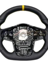 Rexpeed Black Leather Steering Wheel Toyota Supra GR A90 2020-2024                                     - TS70 - Image 2