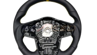 Rexpeed Black Leather Steering Wheel Toyota Supra GR A90 2020-2024                                     - TS70 - Image 2