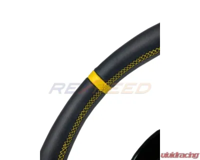 Rexpeed Black Leather Steering Wheel Toyota Supra GR A90 2020-2024 - TS70