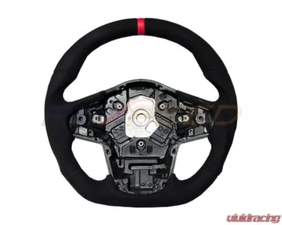 Rexpeed Black Suede Steering Wheel Toyota Supra GR A90 2020-2024 - TS71