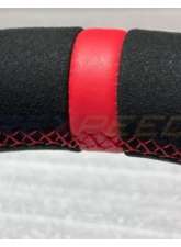 Rexpeed Black Suede Steering Wheel Toyota Supra GR A90 2020-2024                                     - TS71 - Image 2