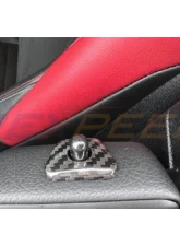 Rexpeed Dry Carbon Door Lock Pins Caps Ring Decorate Cover Matte Toyota Supra GR A90 2020-2024                                     - TS76M - Image 3