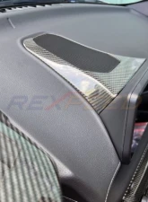 Rexpeed Dry Carbon Center Speaker Cover Gloss Toyota Supra GR A90 2020-2024                                     - TS78 - Image 3
