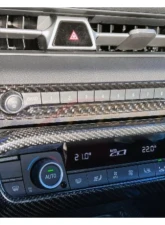 Rexpeed Dry Carbon Central Volume CD Switch Panel Trim Cover Gloss Toyota Supra GR A90 2020-2024                                     - TS81 - Image 2