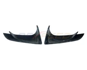 Rexpeed Dry Carbon Lower Front Bumper Covers Gloss Toyota Supra GR A90 2020-2024