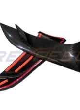 Rexpeed Dry Carbon Lower Front Bumper Covers Gloss Toyota Supra GR A90 2020-2024                                     - TS82 - Image 2