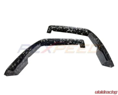 Rexpeed Forged Carbon Side Bumper Covers Gloss Toyota Supra GR A90 2020-2024 - TS83FC