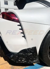Rexpeed Dry Carbon Rear Duct Cover Set Toyota Supra GR A90 2020-2024                                     - TS87 - Image 2