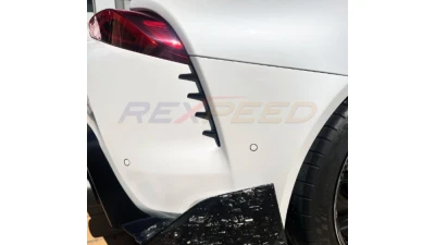 Rexpeed Dry Carbon Rear Duct Cover Set Toyota Supra GR A90 2020-2024                                     - TS87 - Image 2