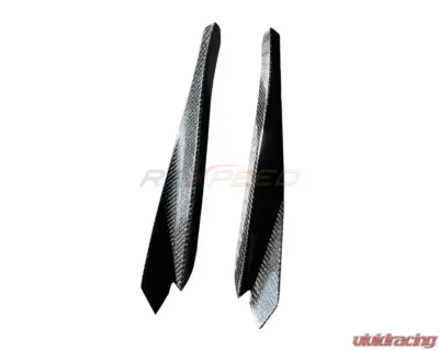 Rexpeed V7 Dry Carbon Front Canards Toyota Supra GR A90 2020-2024 - TS89