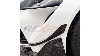 Rexpeed V7 Dry Carbon Front Canards Toyota Supra GR A90 2020-2024                                     - TS89 - Image 3