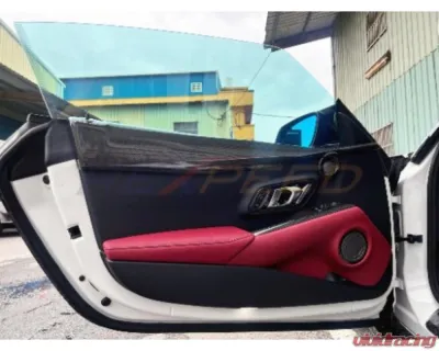 Rexpeed Carbon Fiber Door Trim Cover Toyota Supra GR A90 2020-2024 - TS90