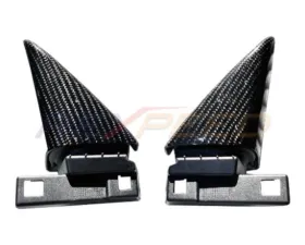 Rexpeed Carbon Fiber Interior Door / Mirror Trim Gloss Toyota Supra GR A90 2020-2024
