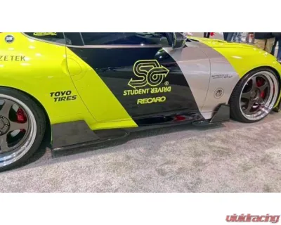 Rexpeed Dry Carbon Side Skirt Extensions Nissan 400Z RZ34 2023-2024 - Z17