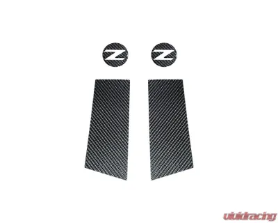 Rexpeed Carbon Fiber B-Pillar Trims Nissan 350Z RZ32 2003-2009 - Z40