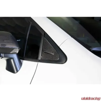 Rexpeed Dry Carbon Wind Deflector Covers 2 Units Toyota GR Corolla 2023-2025 - GC09