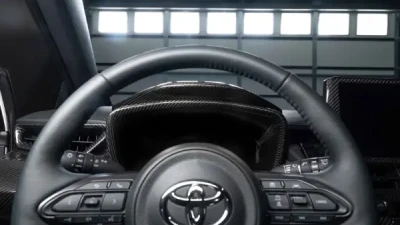 Rexpeed Dry Carbon Dashboard Frame Cover Toyota GR Corolla 2023-2025                                     - GC18 - Image 3