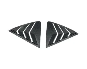 Rexpeed Dry Carbon Rear Window Louver Shutter Covers Toyota GR Corolla 2023-2025