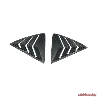 Rexpeed Dry Carbon Rear Window Louver Shutter Covers Toyota GR Corolla 2023-2025 - GC23